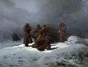 Artur Grottger Foot March to Siberia oil painting artist